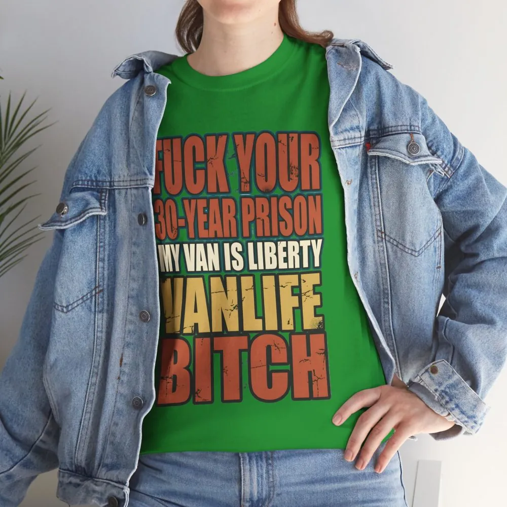 Unisex Heavy Cotton Tee — "Fuck Your 30 Year" Design F**K-Line