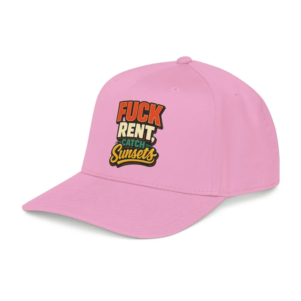 Baseball Cap - "Fuck Rent Catch Sunsets" Design F**K-Line