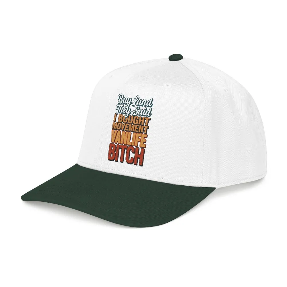 Baseball Cap - "Buy Land They Said" Design F**K-Line
