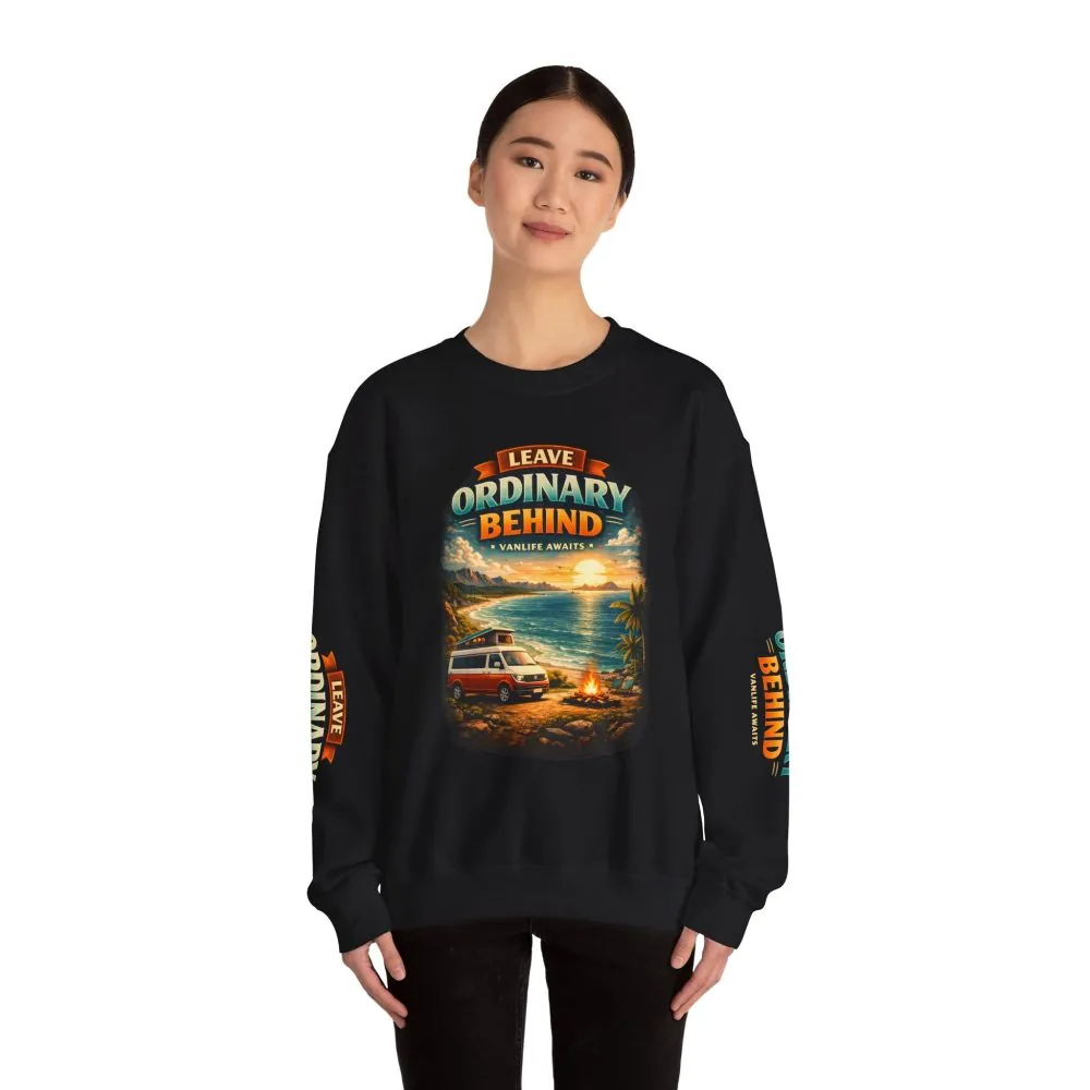 6522912269876523427_2048.jpeg Unisex Heavy Blend™ Crewneck Sweatshirt — "Leave Ordinary Behind" Design Scenic-Line