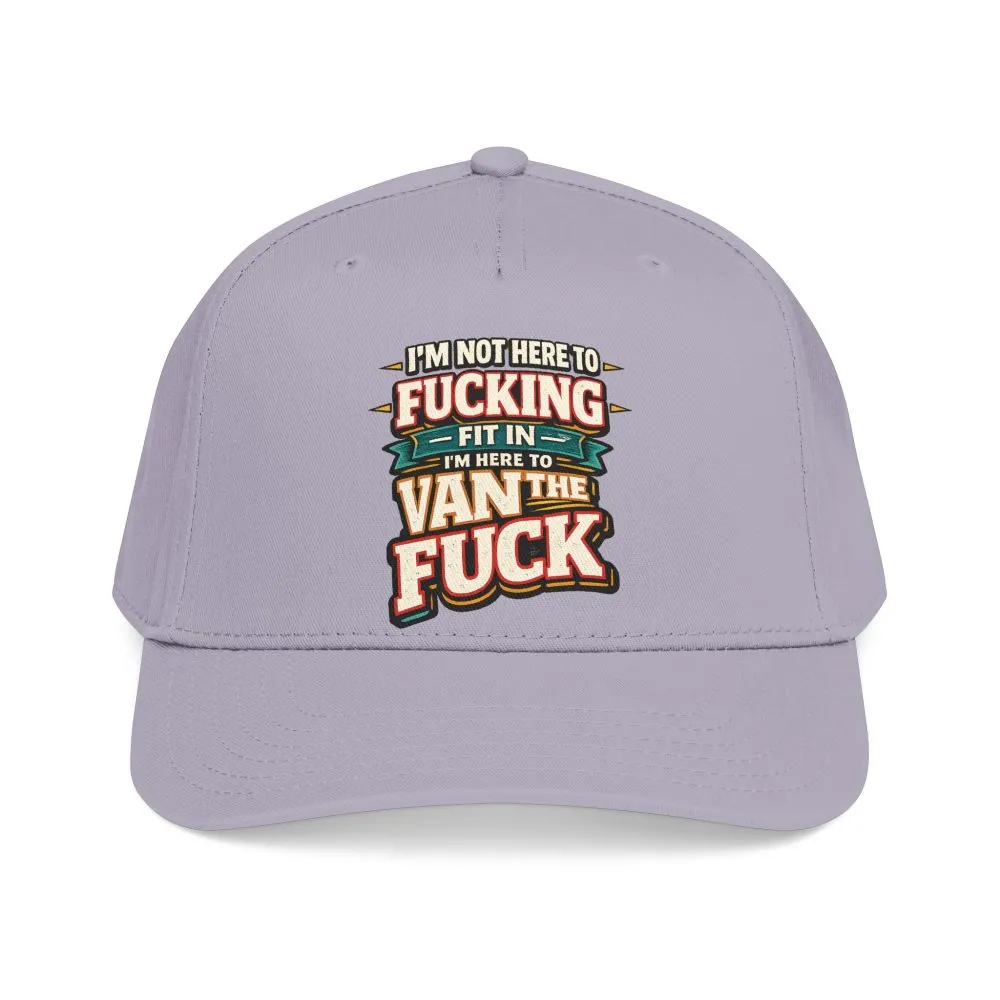 6624078481634575872_2048.jpeg Baseball Cap - "I´m Not Here To Fucking Fit In" Design F**K-Line