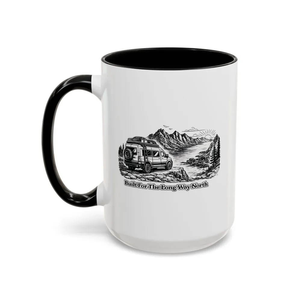 6625395278864467482_2048.jpeg Accent Coffee Mug (11, 15oz) — "Built For The Long Way North" Design Minimal-Line