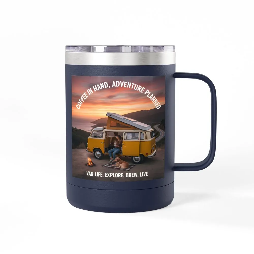 662748197456224984_2048.jpeg Coffee Mug Tumbler, 15oz — "Coffee in Hand, Adventure Planned"