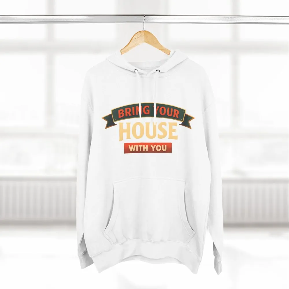 663948571316479980_2048.jpeg Three-Panel Fleece Hoodie - "Live Is A Journey-Bring Your House With You" Design Scenic-Line