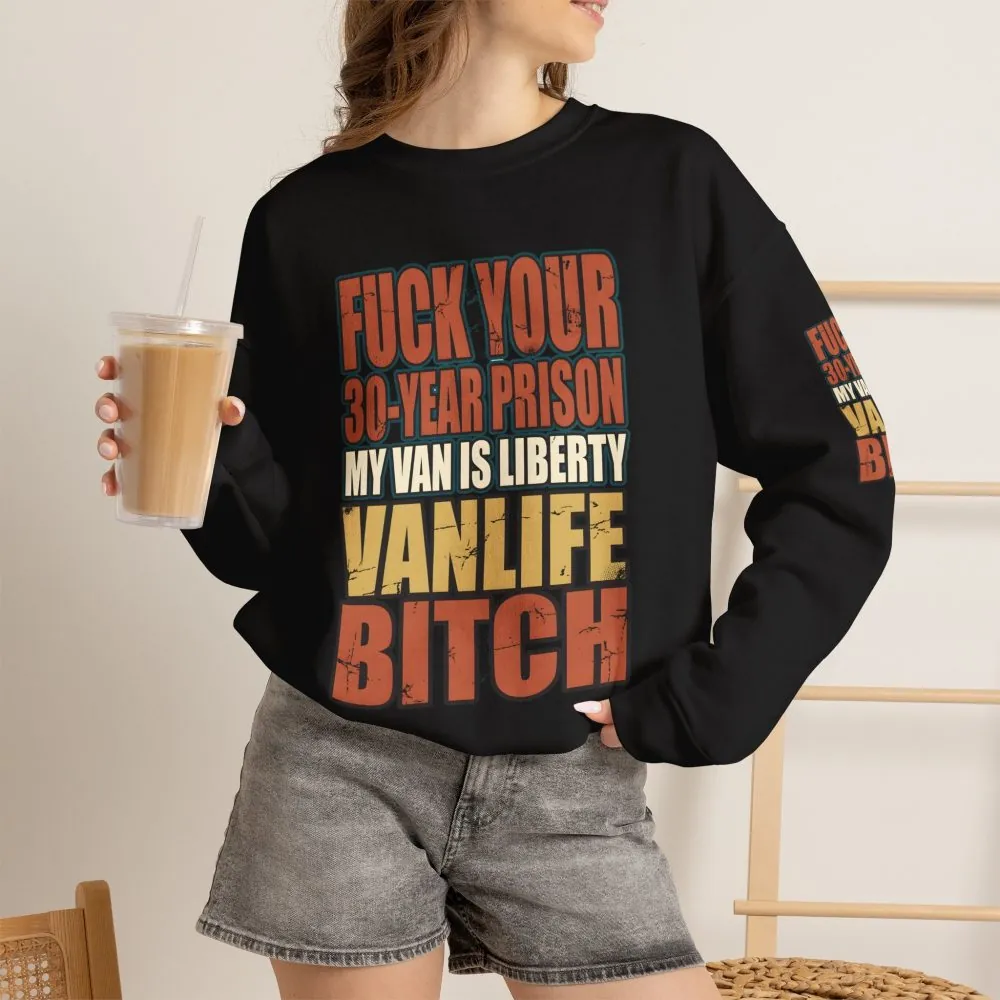 6654272864405391417_2048.jpeg Unisex Heavy Blend™ Crewneck Sweatshirt — "Fuck Your 30 Year" Design F**K-Line