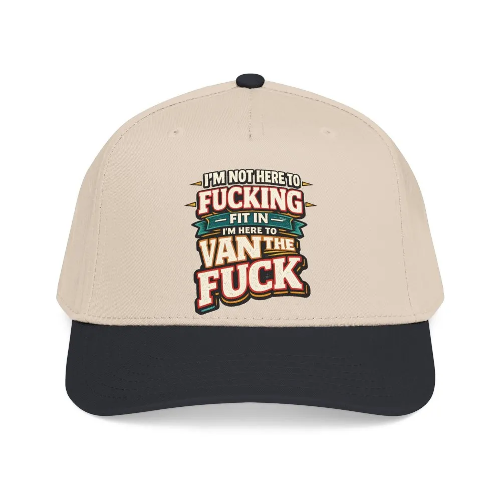 6672095511107619578_2048.jpeg Baseball Cap - "I´m Not Here To Fucking Fit In" Design F**K-Line
