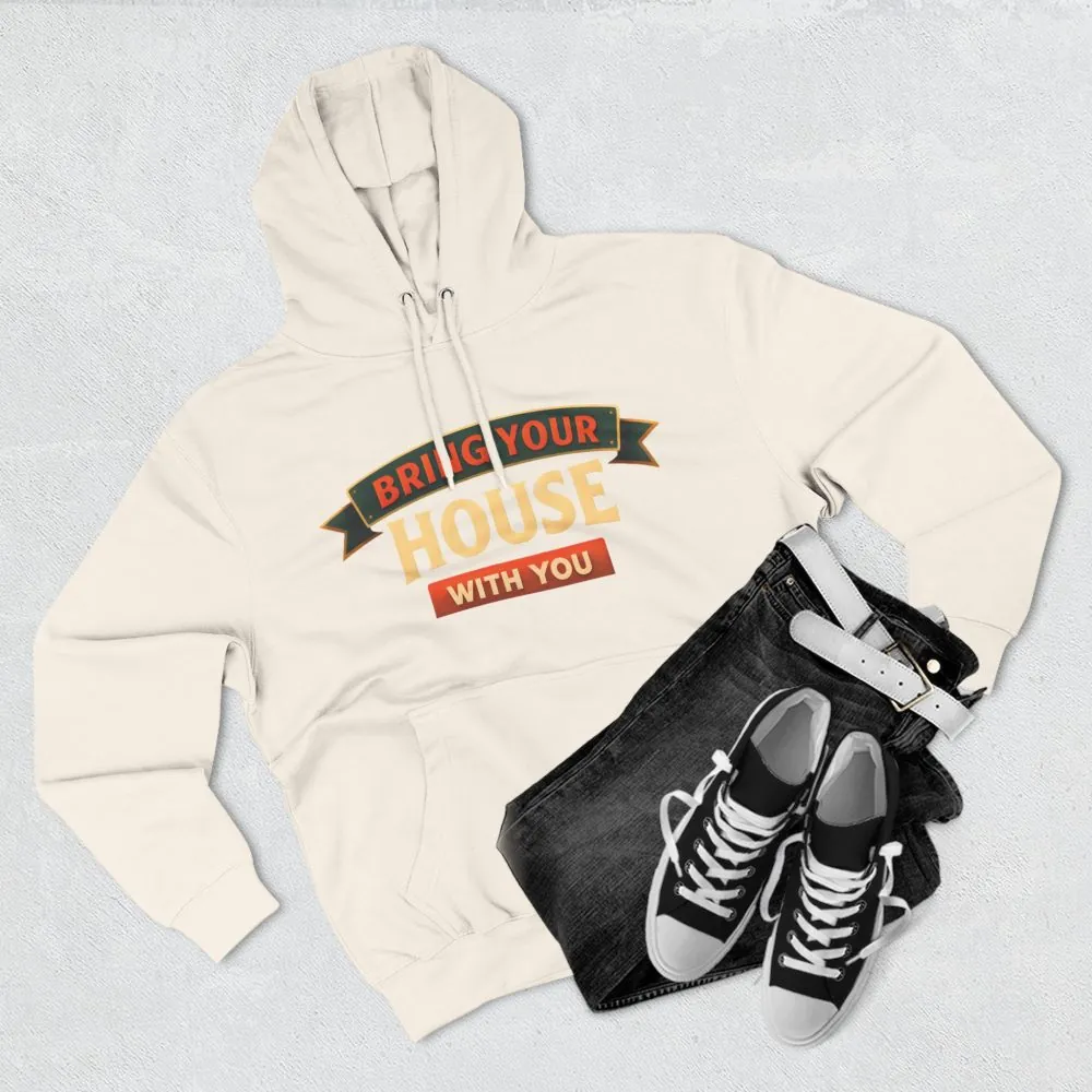6675354372839420314_2048.jpeg Three-Panel Fleece Hoodie - "Live Is A Journey-Bring Your House With You" Design Scenic-Line