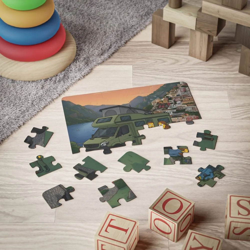 Kids' 30‑Piece Camping Puzzle — Travel-Themed Jigsaw