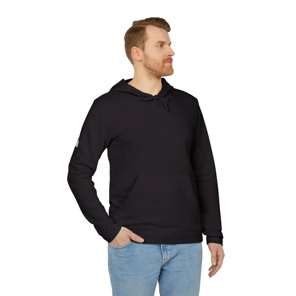 Hoodie(Adidas) — "Home Is Where You Park It-Adventure is the destination" Outdoor Travel Pullover (Only Back Printed)