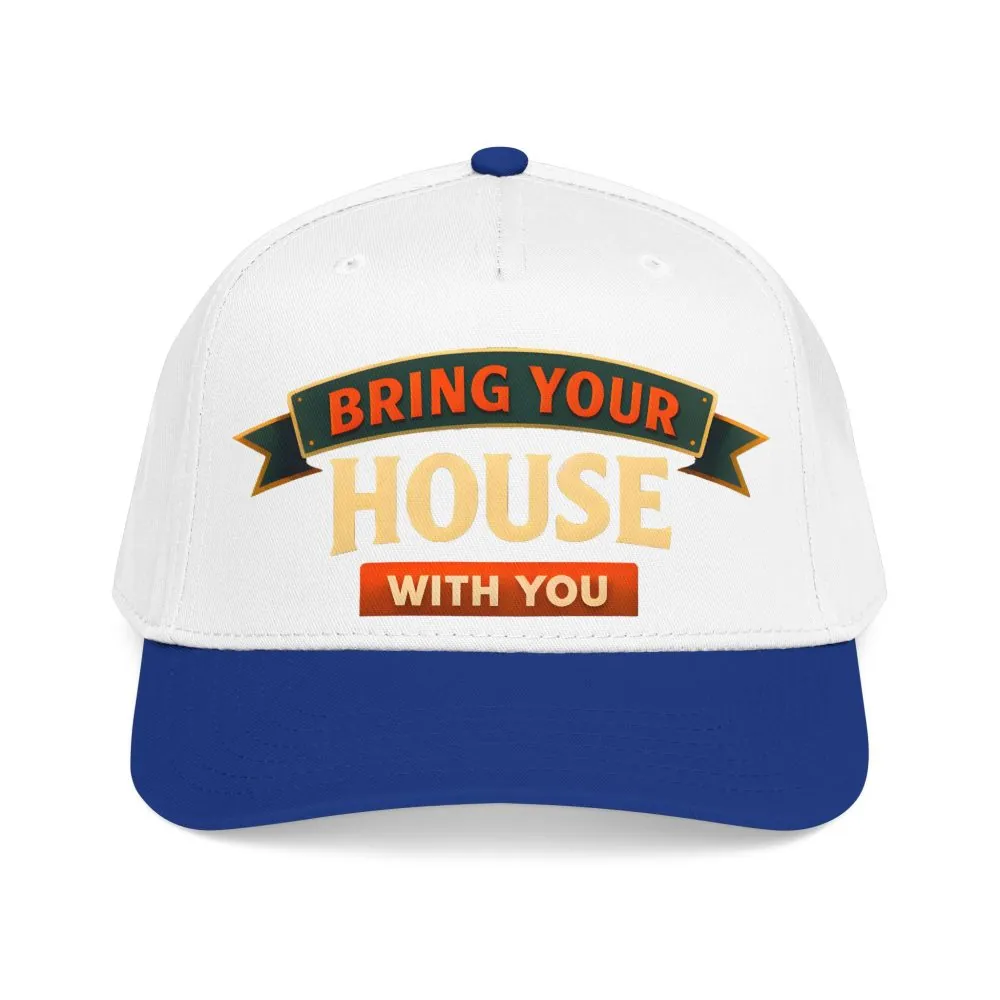 Baseball Cap - "Bring Your House With You" Design Scenic-Line