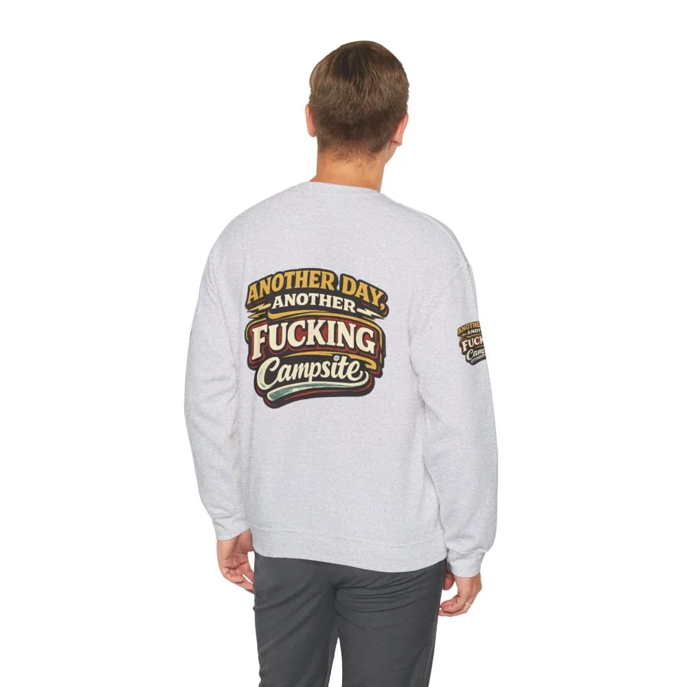 Unisex Heavy Blend™ Crewneck Sweatshirt — "Another Day" Design F**K-Line