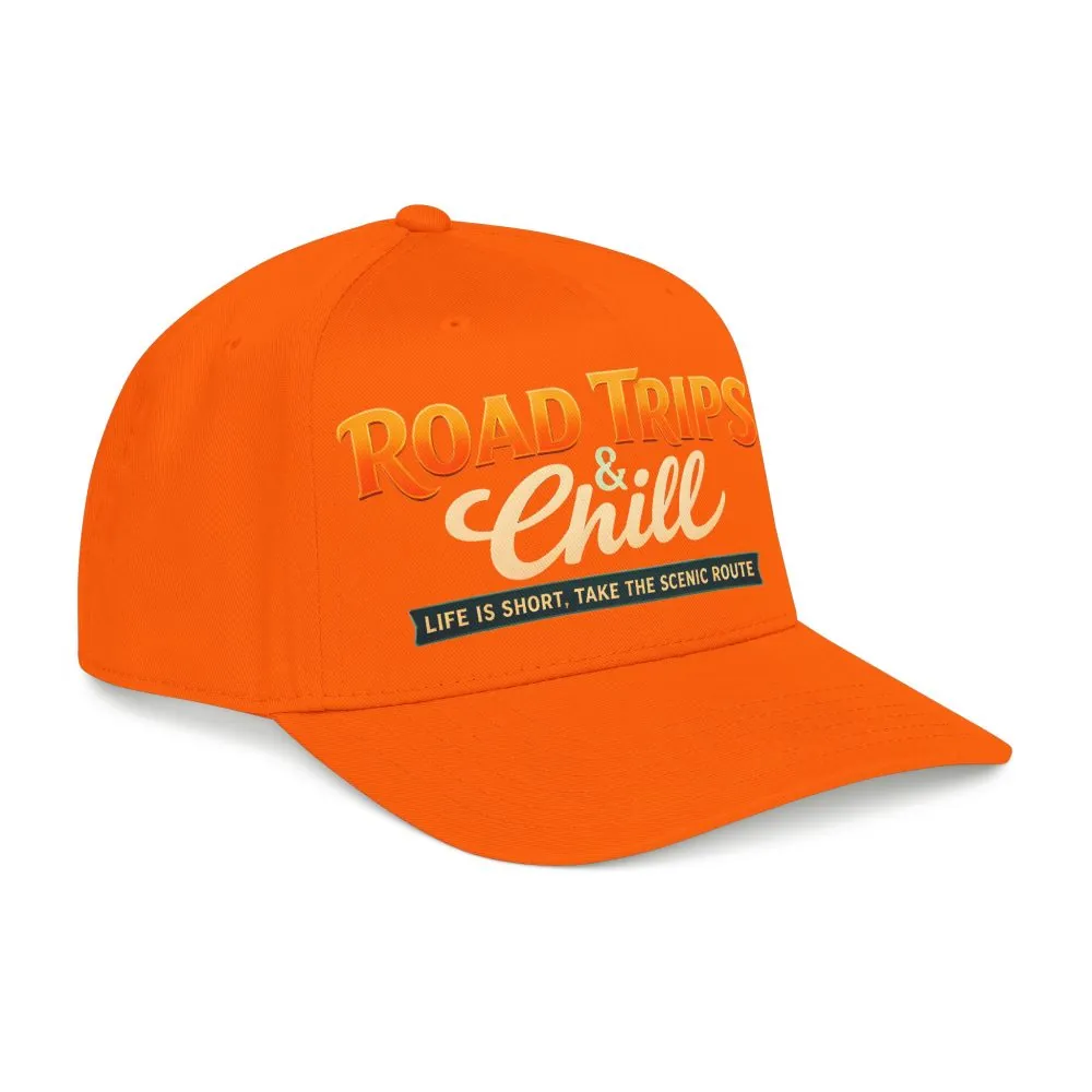 6749716931382625298_2048.jpeg Baseball Cap - "Road Trips And Chill" Design Scenic-Line
