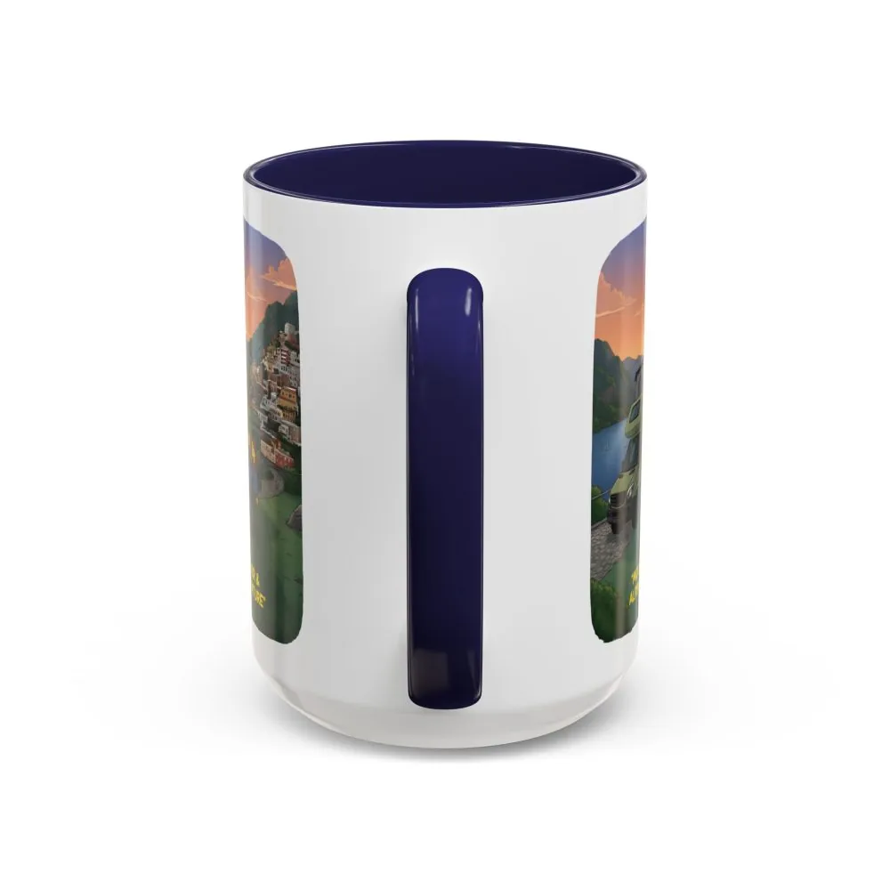 6791929093872836995_2048.jpeg Accent Coffee Mug (11, 15oz) — "Mountain Air And Alpine Adventure"" Design Sitcom-Line