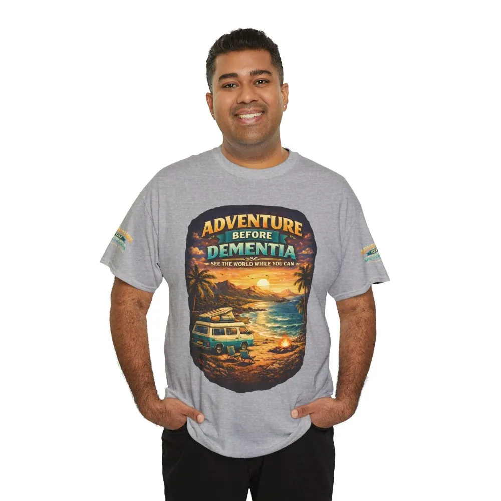 6815809248571452877_2048.jpeg Unisex Heavy Cotton Tee — "Adventure Before Dementia" Design Scenic-Line
