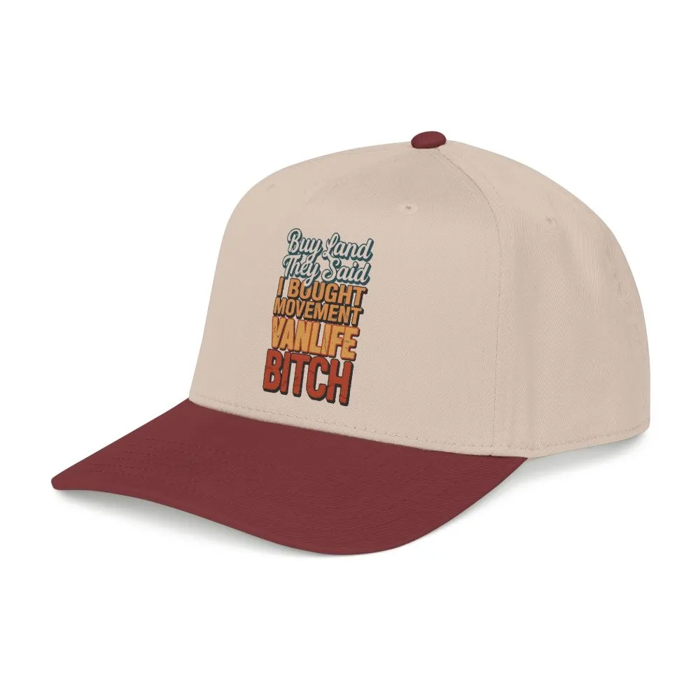 Baseball Cap - "Buy Land They Said" Design F**K-Line