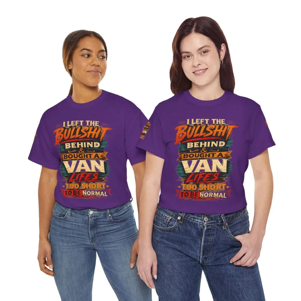 6822208572334628199_2048.jpeg Unisex Heavy Cotton Tee — "I Left The Bullshit" Design F**K-Line
