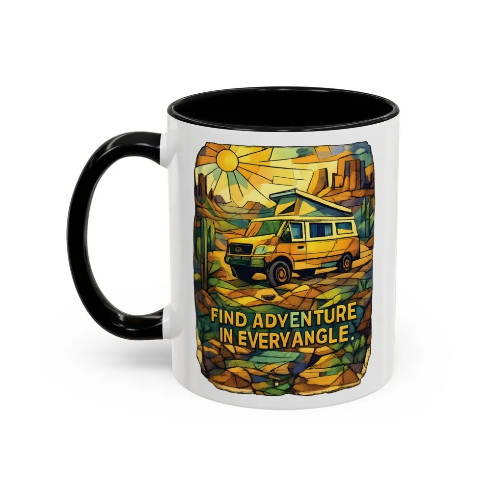 6827040344247023617_2048.jpeg Accent Coffee Mug (11, 15oz) — "Find Adventure In Every Corner" Design Cubic-Line