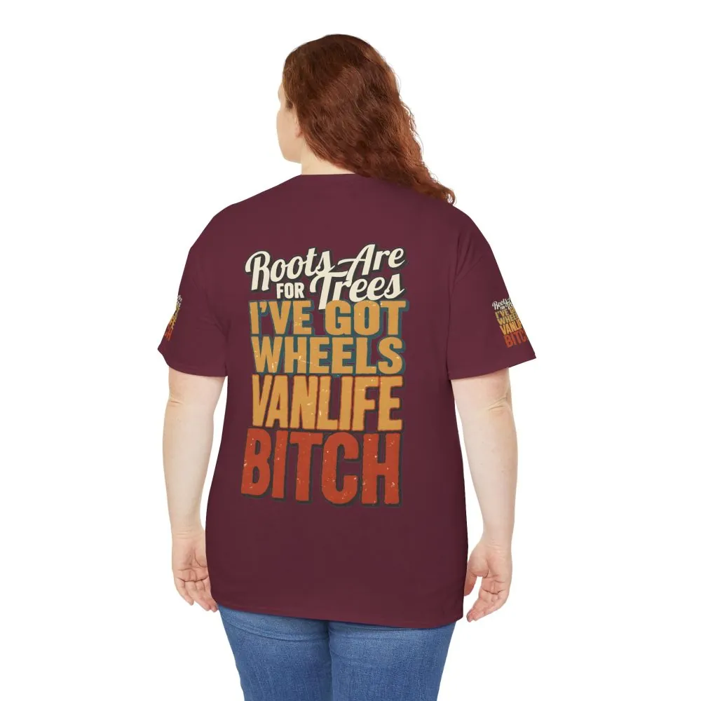 6857558544205126416_2048.jpeg Unisex Heavy Cotton Tee — "Roots Are For Trees" Design F**K-Line