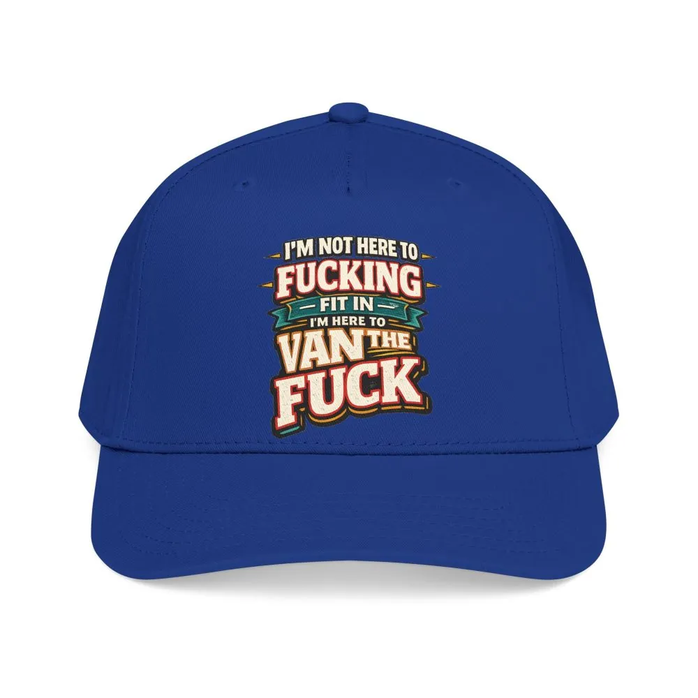 6869491037456125231_2048.jpeg Baseball Cap - "I´m Not Here To Fucking Fit In" Design F**K-Line
