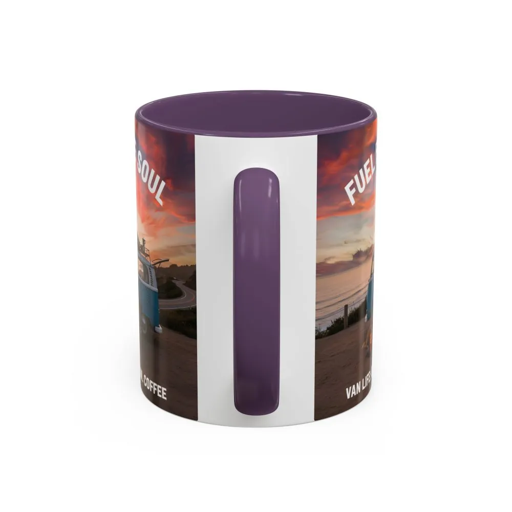Accent Coffee Mug (11, 15oz) — "Fuel for the Soul"