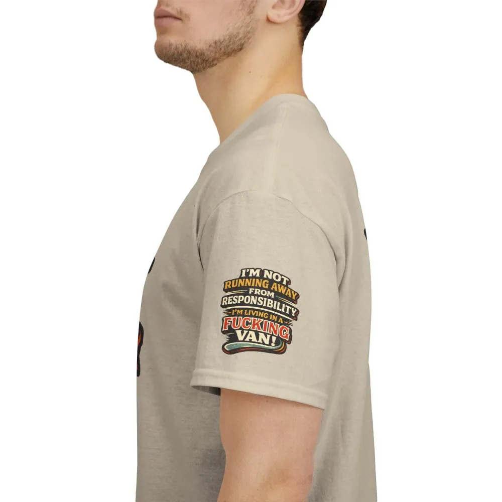 6900127528657965197_2048.jpeg Unisex Heavy Cotton Tee — "I`m Not running Away" Design F**K-Line