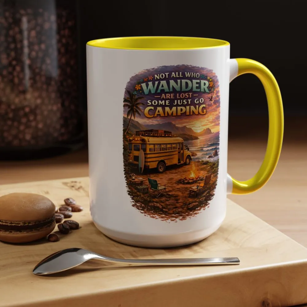 694023976442967860_2048.jpeg Accent Coffee Mug (11, 15oz) — "Not All Who Wander Are Lost" Design Scenic-Line