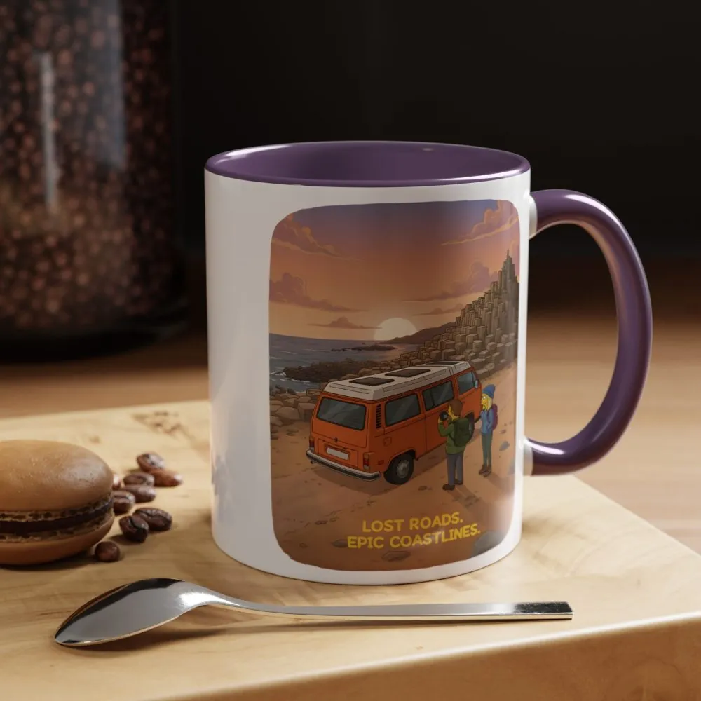 6950675875155657743_2048.jpeg Accent Coffee Mug (11, 15oz) — "Lost Roads Epic Coastlines" Design Sitcom-Line