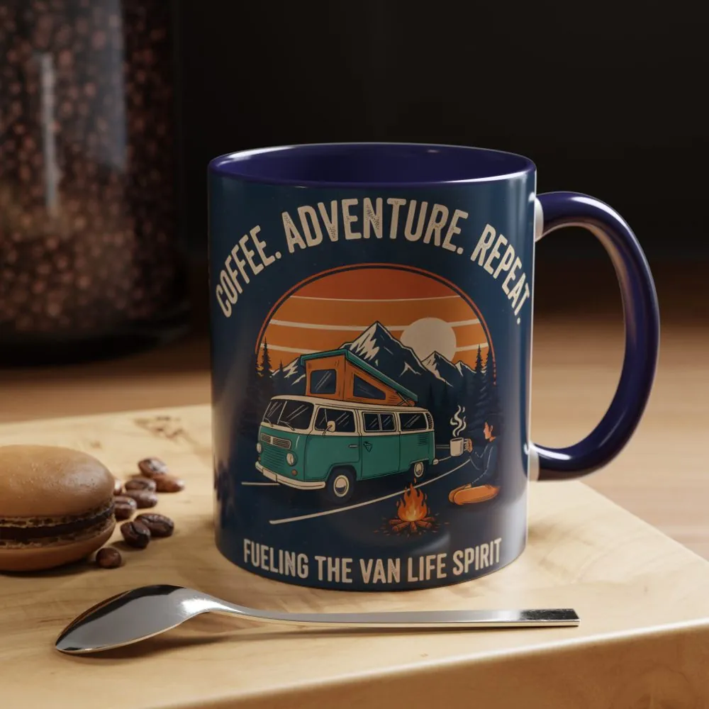 6972758966899018772_2048.jpeg Accent Coffee Mug (11, 15oz) - "Coffee. Adventure. Repeat."