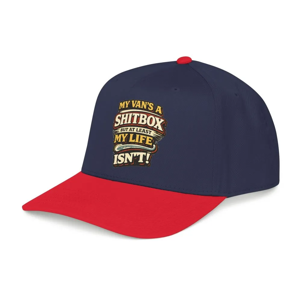 6992582138674761899_2048.jpeg Baseball Cap - "My Van`s A Shitbox" Design F**K-Line