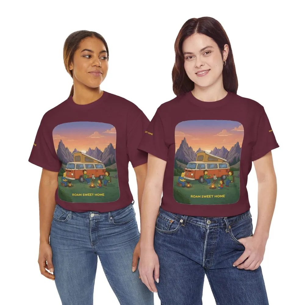 6995643898304747362_2048.jpeg Unisex Heavy Cotton Tee — "Roam Sweet Home" Design Sitcom-Line