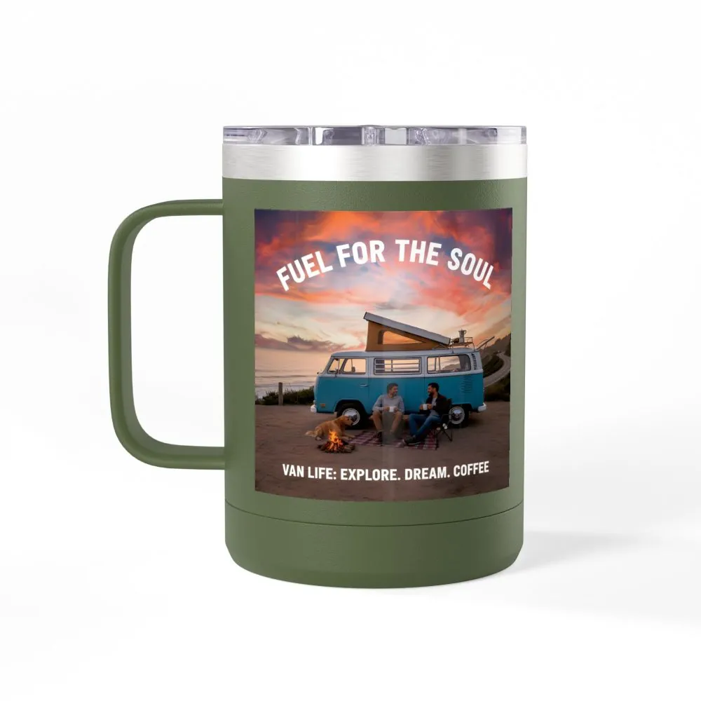 7007472073519042657_2048.jpeg Coffee Mug Tumbler, 15oz — "Fuel for the Soul"