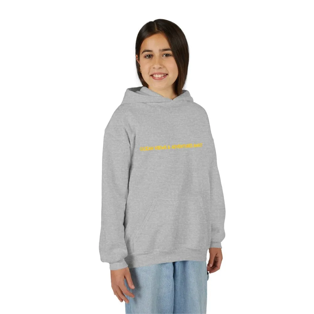 7015799779414924891_2048.jpeg Youth Hoodie(Gildan) – "Ocean Views-Adventures Awaits" (Design Sitcom-Line)