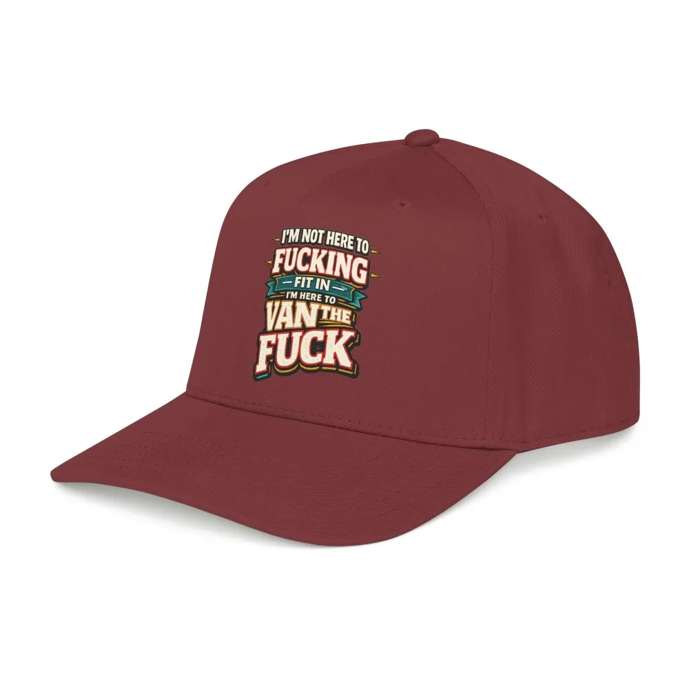 7021977214775660727_2048.jpeg Baseball Cap - "I´m Not Here To Fucking Fit In" Design F**K-Line