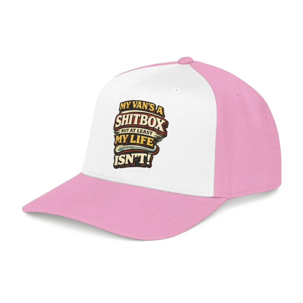 7026279064110059926_2048.jpeg Baseball Cap - "My Van`s A Shitbox" Design F**K-Line