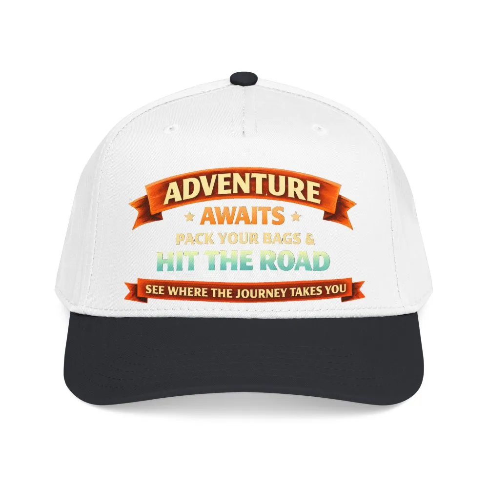 7035656584476653033_2048.jpeg Baseball Cap - "Adventure Awaits-Pack Your Bags" Design Scenic-Line