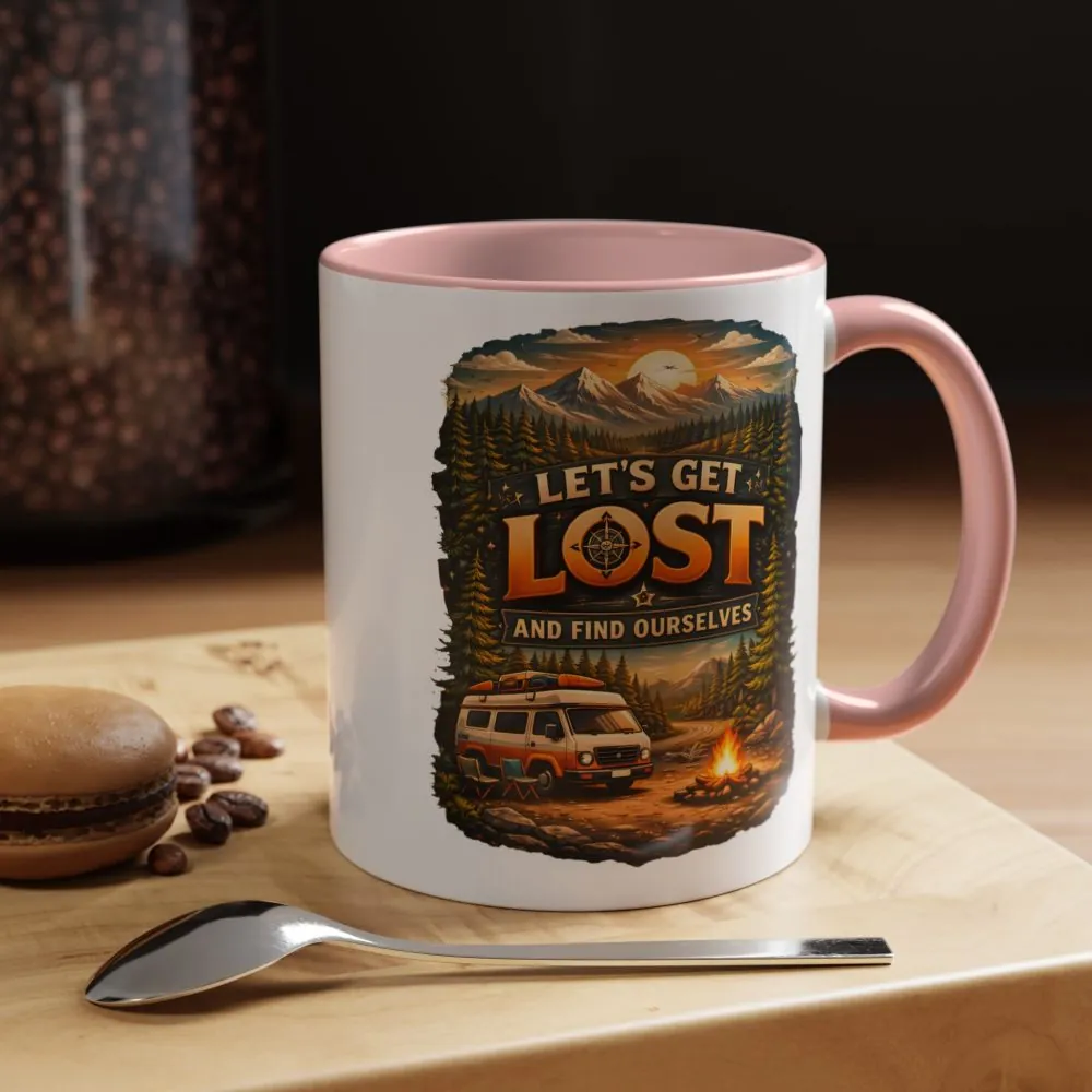 7062559246418217040_2048.jpeg Accent Coffee Mug (11, 15oz) — "Let´s Get Lost And Find Ourselfs" Design Scenic-Line