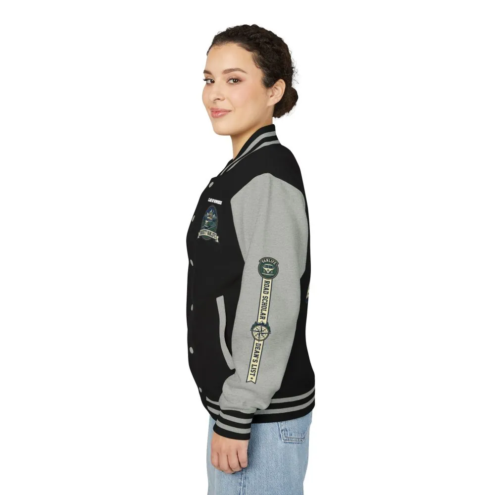 7072690928741151983_2048.jpeg Unisex Heavyweight Letterman Jacket (Awdis) —"Adventure Academy" Road Trip Team Varsity Jacket