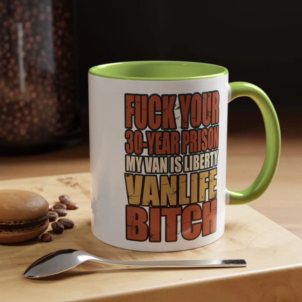 7078193930816965423_2048.jpeg Accent Coffee Mug (11, 15oz) — "Fuck Your 30 Year" Design F**K-Line