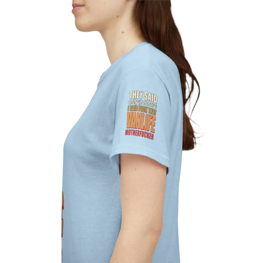 7111584542743574793_2048.jpeg Unisex Heavy Cotton Tee — "They Said Buy A House" Design F**K-Line