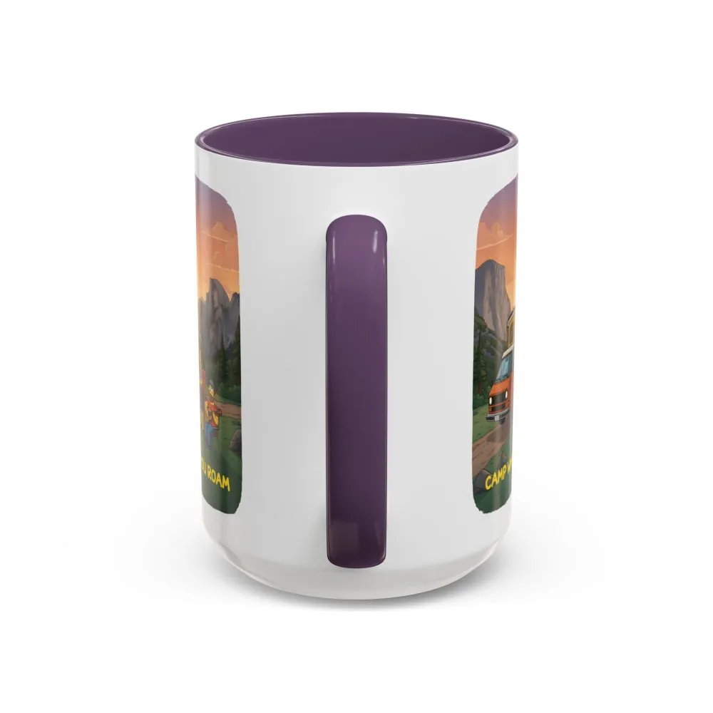7114287183775578051_2048.jpeg Accent Coffee Mug (11, 15oz) — "Camp Where You Roam" Design Sitcom-Line