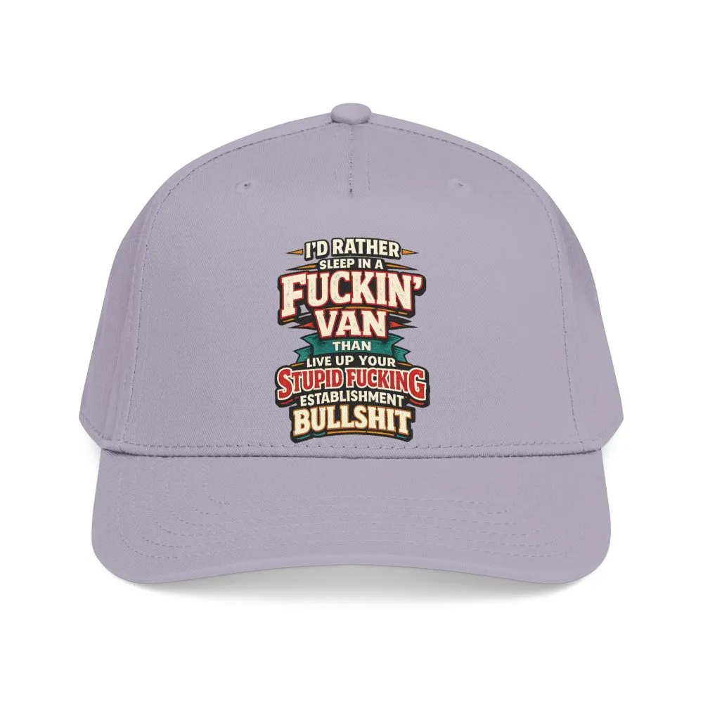 7124824995887374071_2048.jpeg Baseball Cap - "I´d Rather Sleep in A Fucking Van" Design F**K-Line
