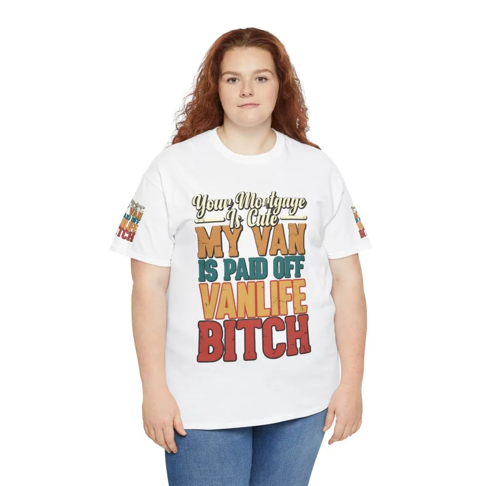 7148673945773392868_2048.jpeg Unisex Heavy Cotton Tee — "Your Mortgage Is Cute" Design F**K-Line