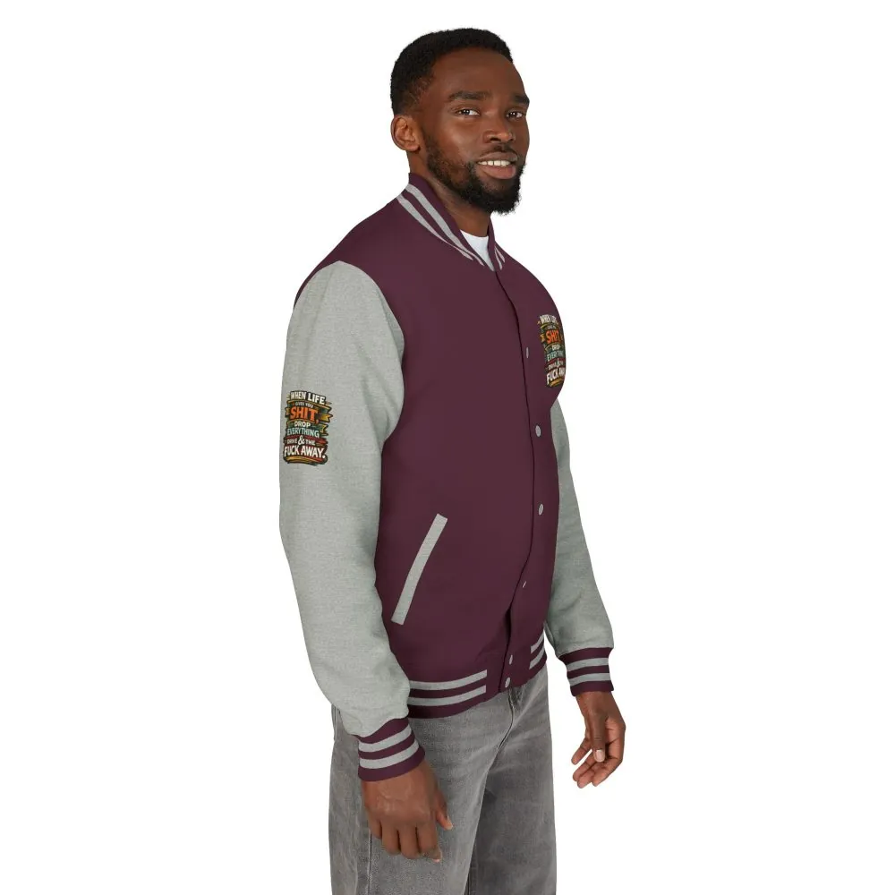 7162980834407221694_2048.jpeg Unisex Heavyweight Letterman Jacket — "When Live Gives You Shit" Design F**K-Line