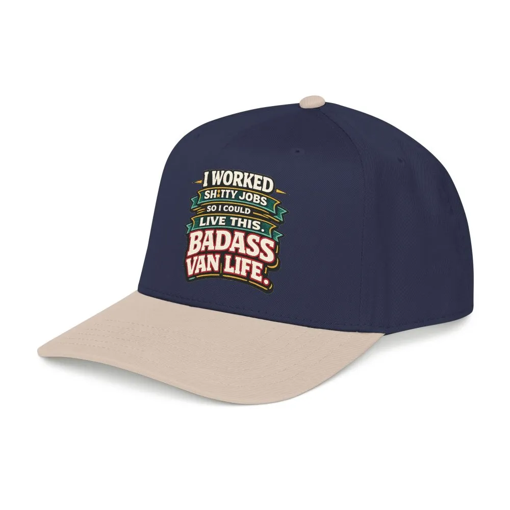 7165274761435650932_2048.jpeg Baseball Cap - "I Worked Shitty Jobs" Design F**K-Line