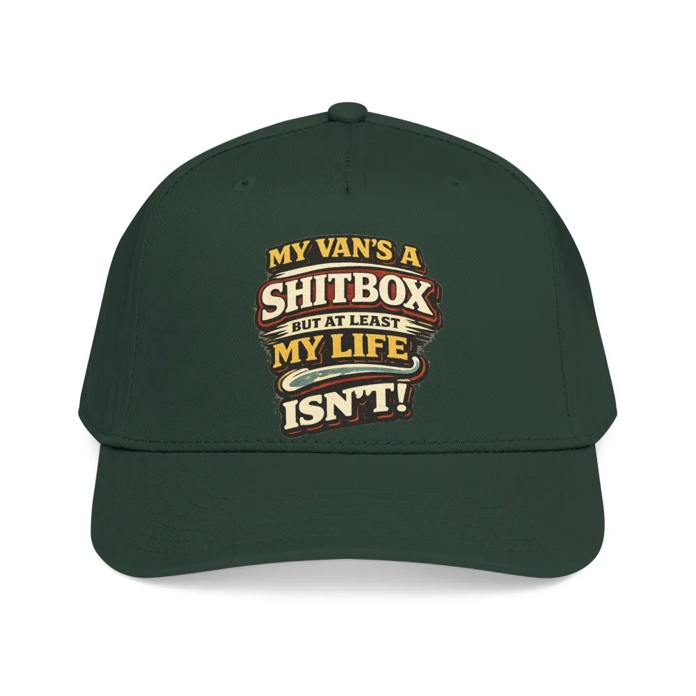 7171102126218713562_2048.jpeg Baseball Cap - "My Van`s A Shitbox" Design F**K-Line
