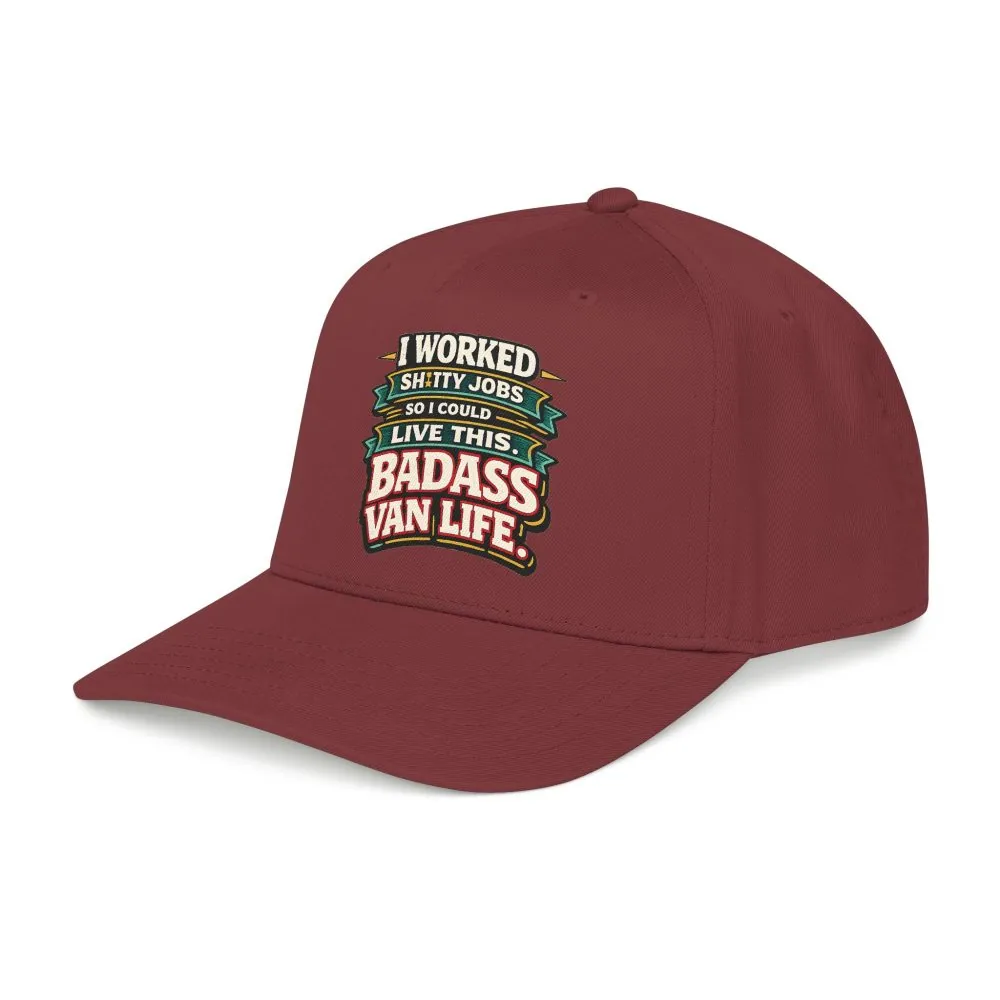 7172706697845571949_2048.jpeg Baseball Cap - "I Worked Shitty Jobs" Design F**K-Line