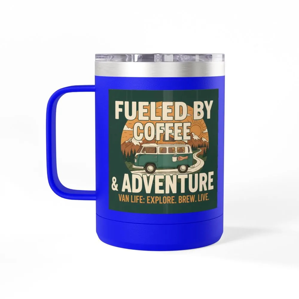 7196686038246427912_2048.jpeg Coffee Mug Tumbler, 15oz — "Fueled by Coffee & Adventure"