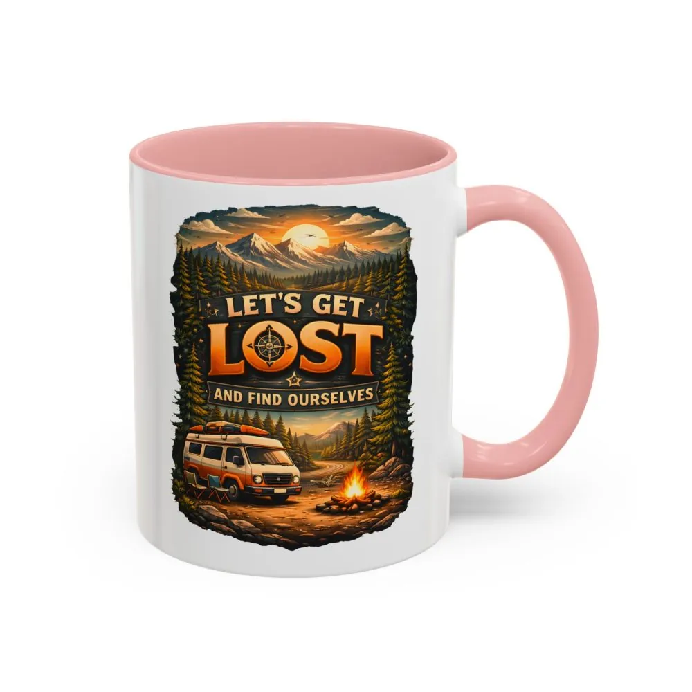 7208034295551875673_2048.jpeg Accent Coffee Mug (11, 15oz) — "Let´s Get Lost And Find Ourselfs" Design Scenic-Line