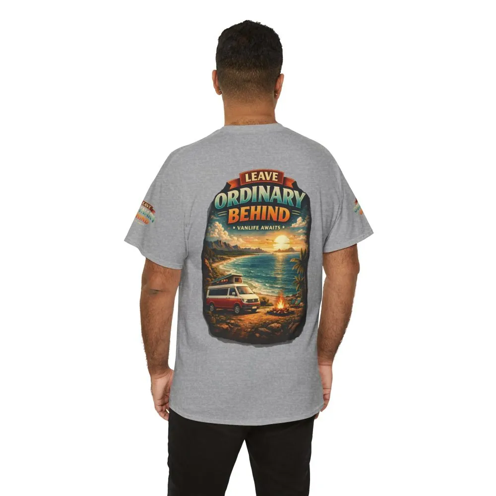 7228639529168701853_2048.jpeg Unisex Heavy Cotton Tee — "Leave Ordinary Behind" Design Scenic-Line