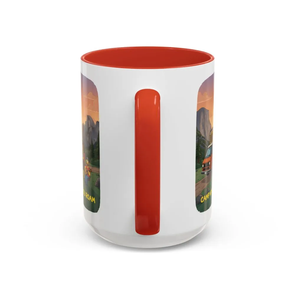 7233151370996291761_2048.jpeg Accent Coffee Mug (11, 15oz) — "Camp Where You Roam" Design Sitcom-Line
